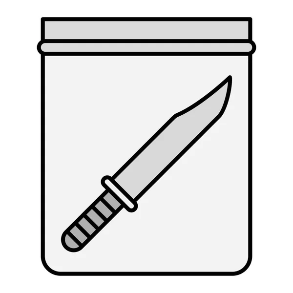 Pencil Icon Outline Illustration Glue Jar Vector Icons Web — Stok Vektör