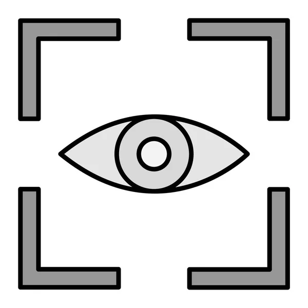 Εικονίδιο Ματιών Διανυσματική Απεικόνιση — Διανυσματικό Αρχείο