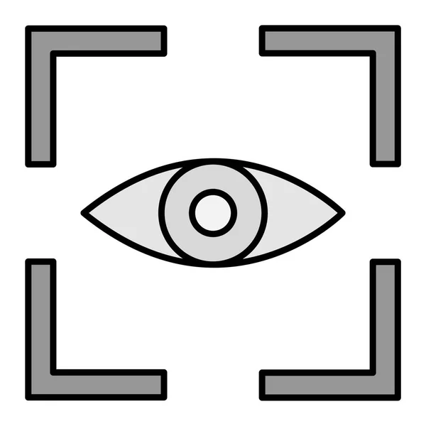 Icono Del Ojo Ilustración Vectorial — Archivo Imágenes Vectoriales