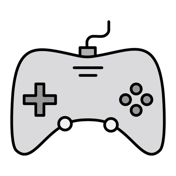 Joystick Icono Web Ilustración Simple — Vector de stock