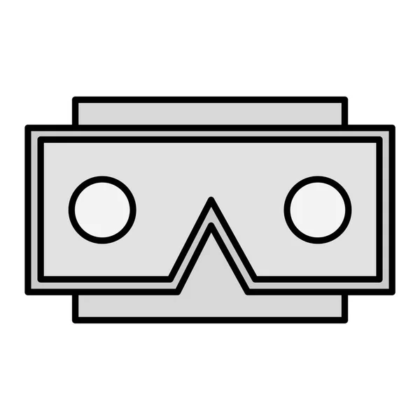 Cassette Tape Icon Outline Illustration Virtual Reality Vector Icons Web — Vettoriale Stock
