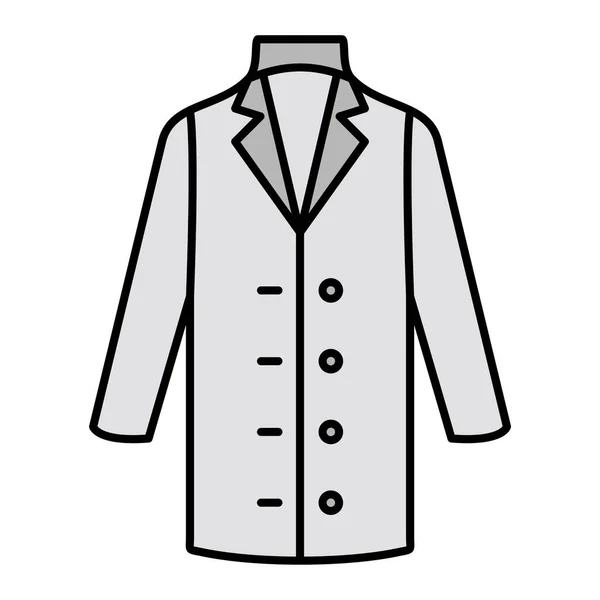 Vector Illustration Lab Coat —  Vetores de Stock
