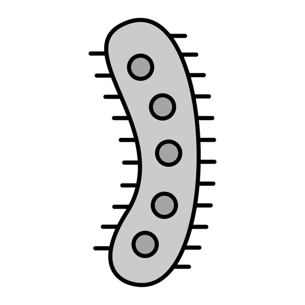 Bacteria Modern Icon Vector Illustration — Stock Vector