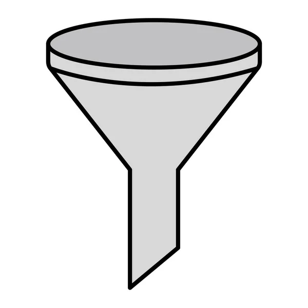 Funnel Modern Icon Vector Illustration — стоковый вектор