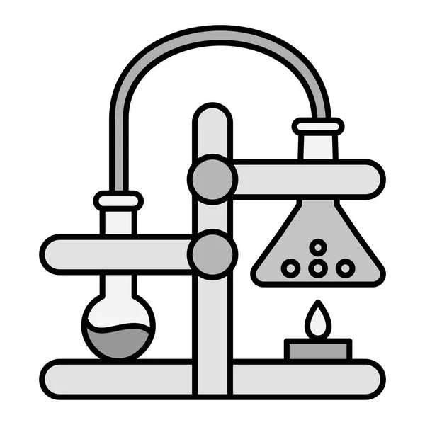 Chemical Reaction Modern Icon Vector Illustration — Vetor de Stock