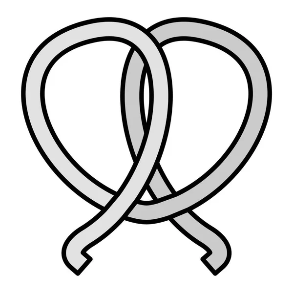 Графический Дизайн Иконок Кренделя — стоковый вектор