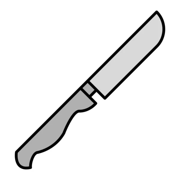 Messersymbol Vektorillustration — Stockvektor