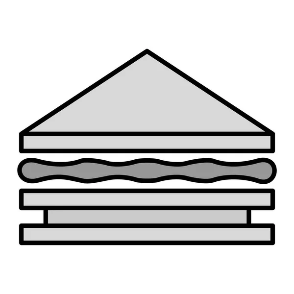 Smörgås Webbikon Vektor Illustration — Stock vektor