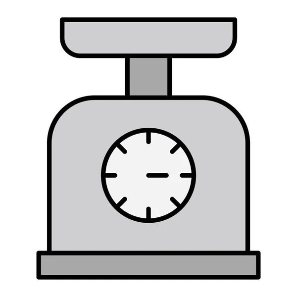 Weight Scale Web Icon Simple Illustration — Stock vektor