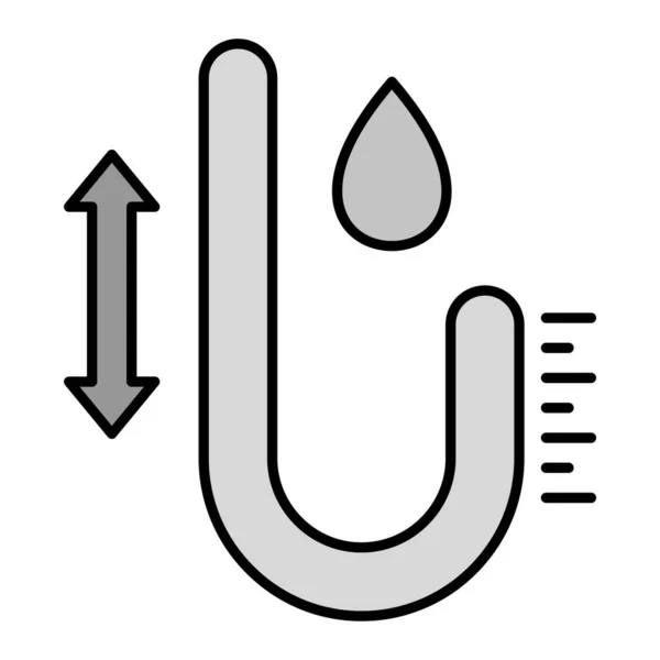 Water Movement Icon Simple Design — Stockvektor