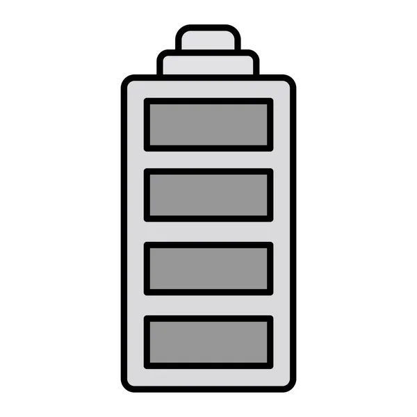 Batterij Pictogram Vector Illustratie — Stockvector
