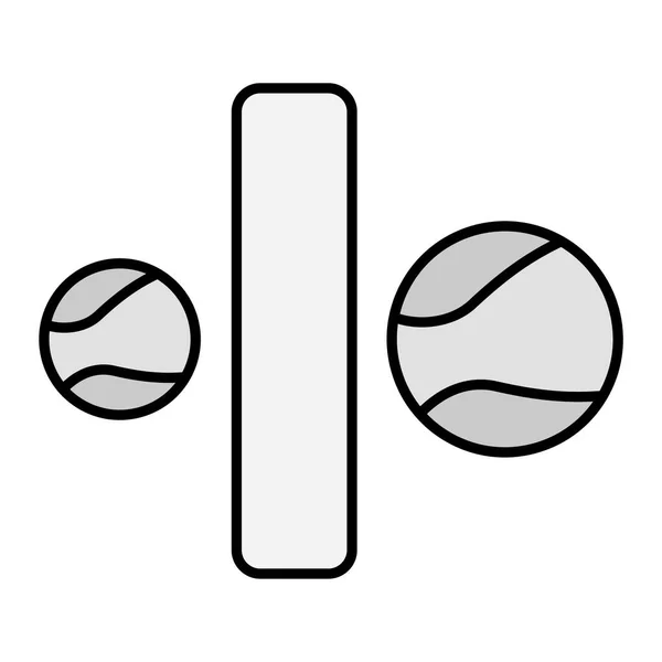 Convexe Icône Web Illustration Simple — Image vectorielle