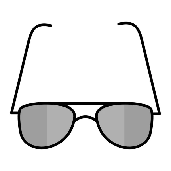 Icono Gafas Sol Ilustración Vectorial — Vector de stock