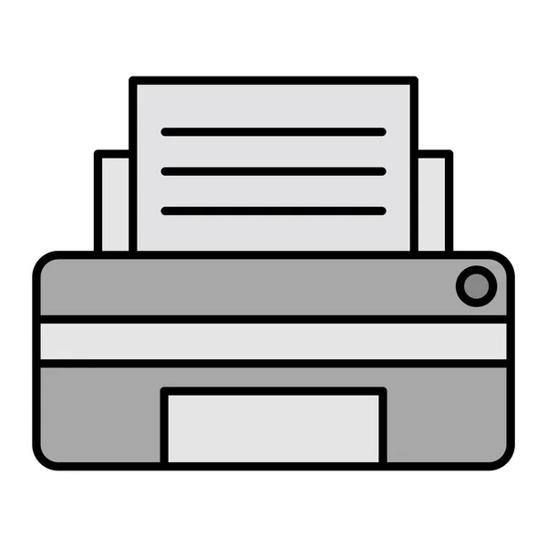 Illustration Vectorielle Icône Imprimante — Image vectorielle
