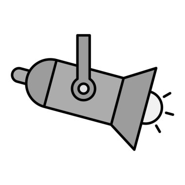 Spot Light simgesinin vektör illüstrasyonu