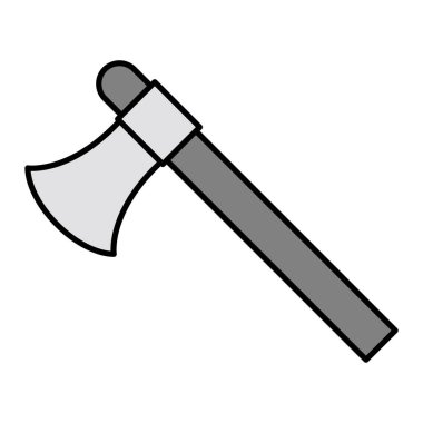 Axe modern simge vektör illüstrasyonu