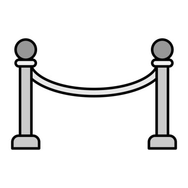 Müze Çiti Modern simge vektör illüstrasyonu