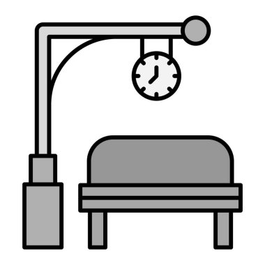 Tren Durdur Modern ikon vektör resimlemesi