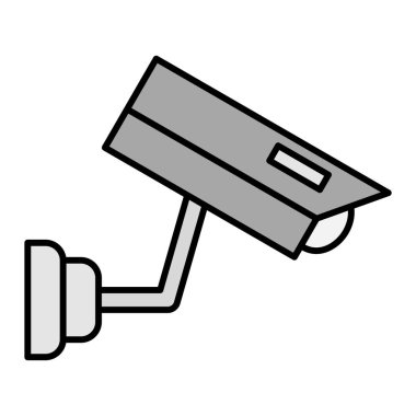 CCTV modern simge vektör illüstrasyonu