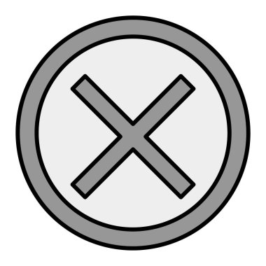 Modern simge vektör illüstrasyonunu durdur