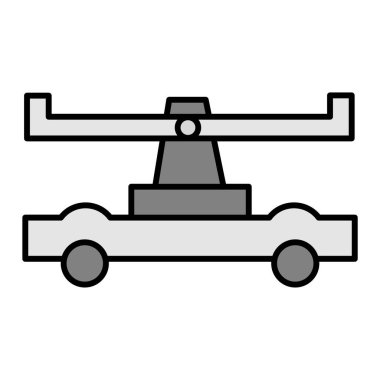 Draisine modern simge vektör çizimi