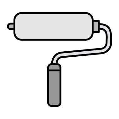 Boyacı Roller modern ikon vektör çizimi