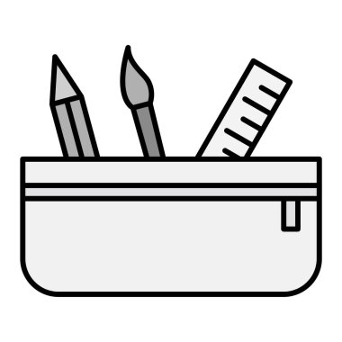 Kalem Vakası modern simge vektör illüstrasyonu