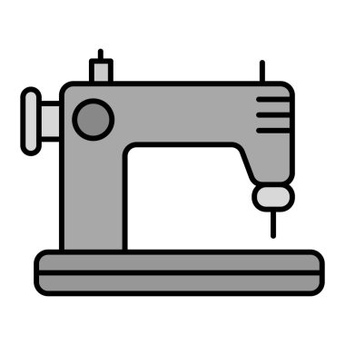 Dikiş makinesi modern simge vektör çizimi