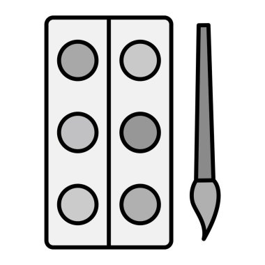 Su Rengi modern simge vektör illüstrasyonu