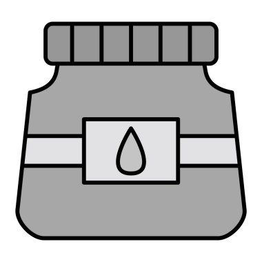 Mürekkep. Web simgesi basit illüstrasyon