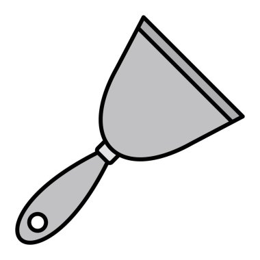 Kazıyıcı. Web simgesi vektör illüstrasyonu