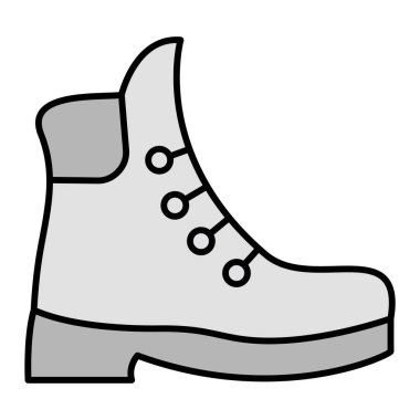 Boots icon. outline illustration of boots vector icons for web 