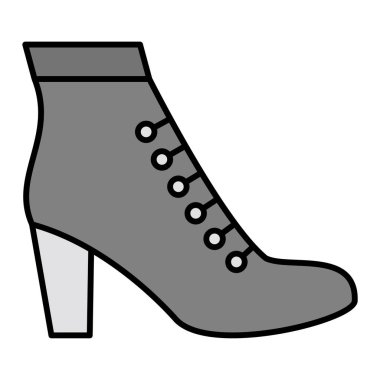 Bayanlar Çizme simgesi vektör illüstrasyonu