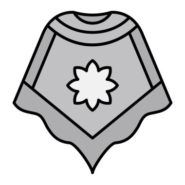 Panço simgesi, vektör çizimi 