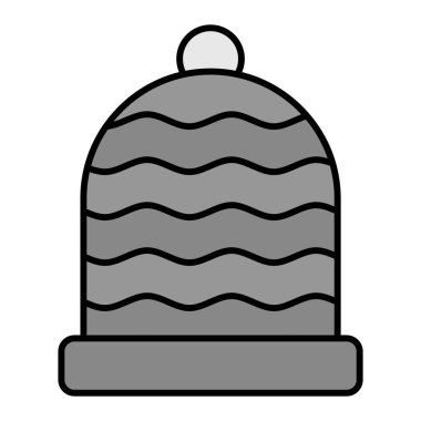 Beanie. özet vektör illüstrasyonu 