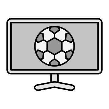  Futbol Maçı modern ikon vektör illüstrasyonuName