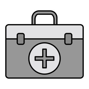 Medikal Kit modern simge vektör çizimi