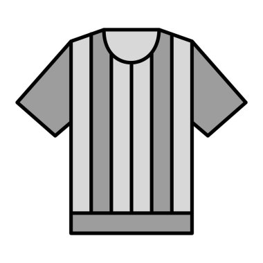 Hakem Shirt modern ikon vektör illüstrasyonu