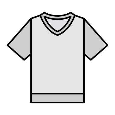 Jersey futbolu modern ikon vektör illüstrasyonu