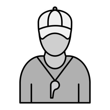 Koç modern simge vektör illüstrasyonu