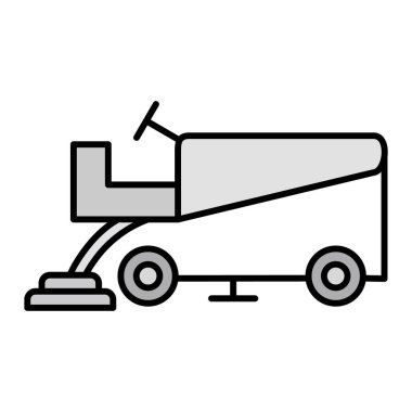 Buz canlandırıcı simgesinin vektör illüstrasyonu