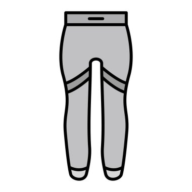 Külotlu çorap. Web simgesi basit illüstrasyon