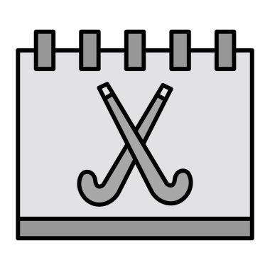 Hokey Zamanlayıcı vektör illüstrasyonuName 