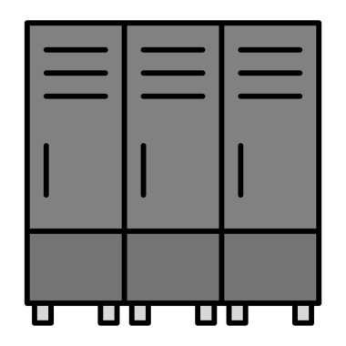 Kilitleyiciler Simge Vektörü İllüstrasyonu