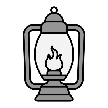 fener simgesi, ana hatlı vektör çizimi