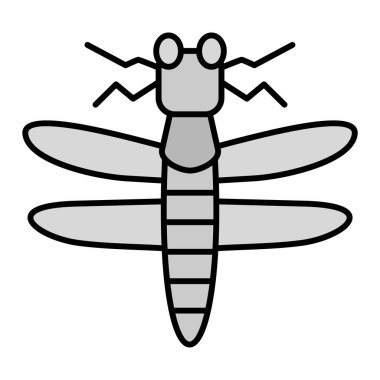 Ejder Sineği simgesinin vektör çizimi