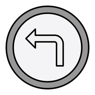 Sola Dönüşün vektör çizimi