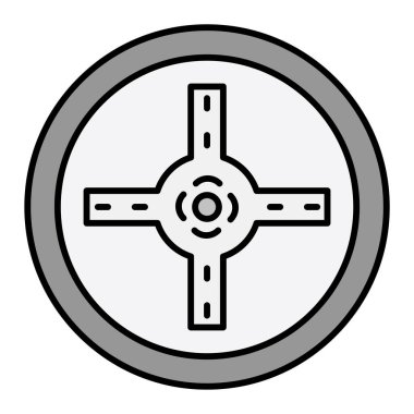 Dönüşümlü simge vektör illüstrasyonu