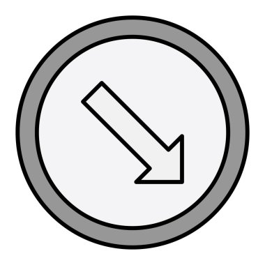 Sağ simge vektör resimlemesini koru 