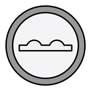 Kambur İşaretinin vektör illüstrasyonu